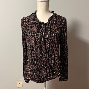 Knox Rose Multicolor Patterned Blouse